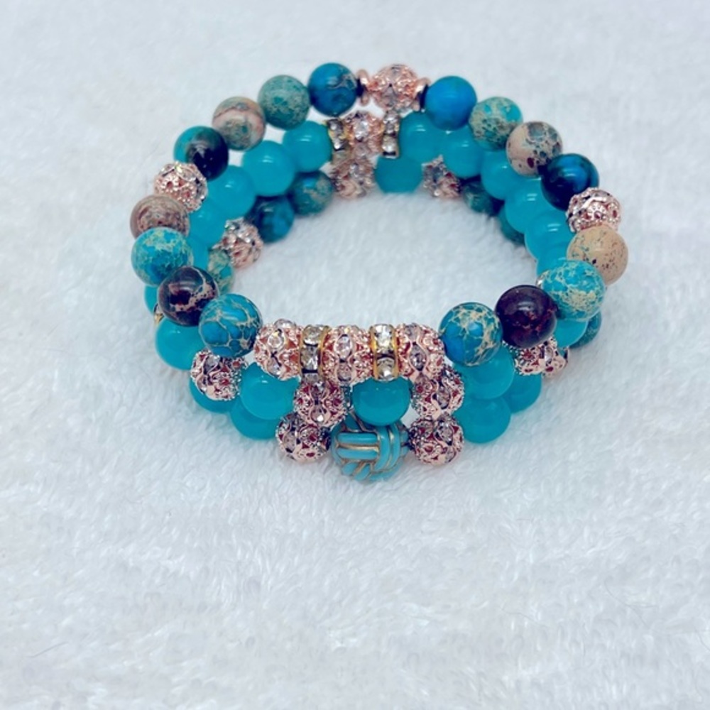 Turquoise Bracelet Set - Picture 4 of 6